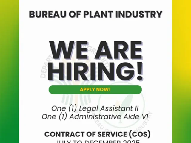 We are Hiring! Legal Assistant II (COS), Administrative Aide VI (COS)